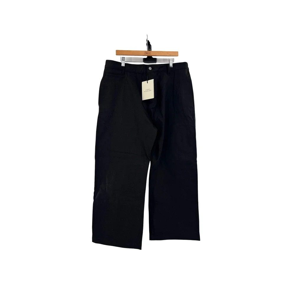 Studio Nicholson PYAD Pants Mens XL Black Bill Selvedge Denim Raw New 36 Waist